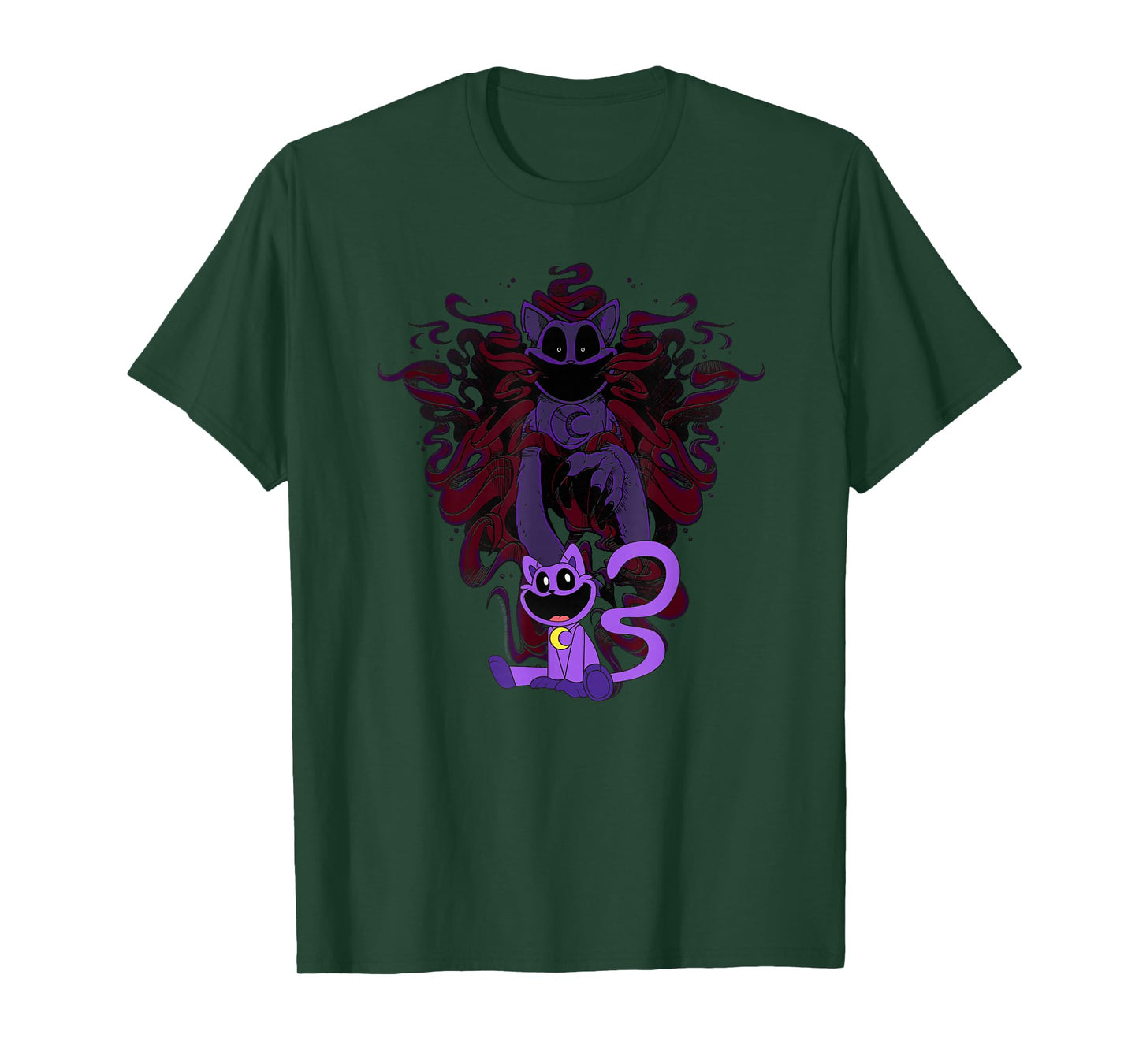 Poppy Playtime Catnap Shows His Bigger Bodie in The Shadows T-Shirt