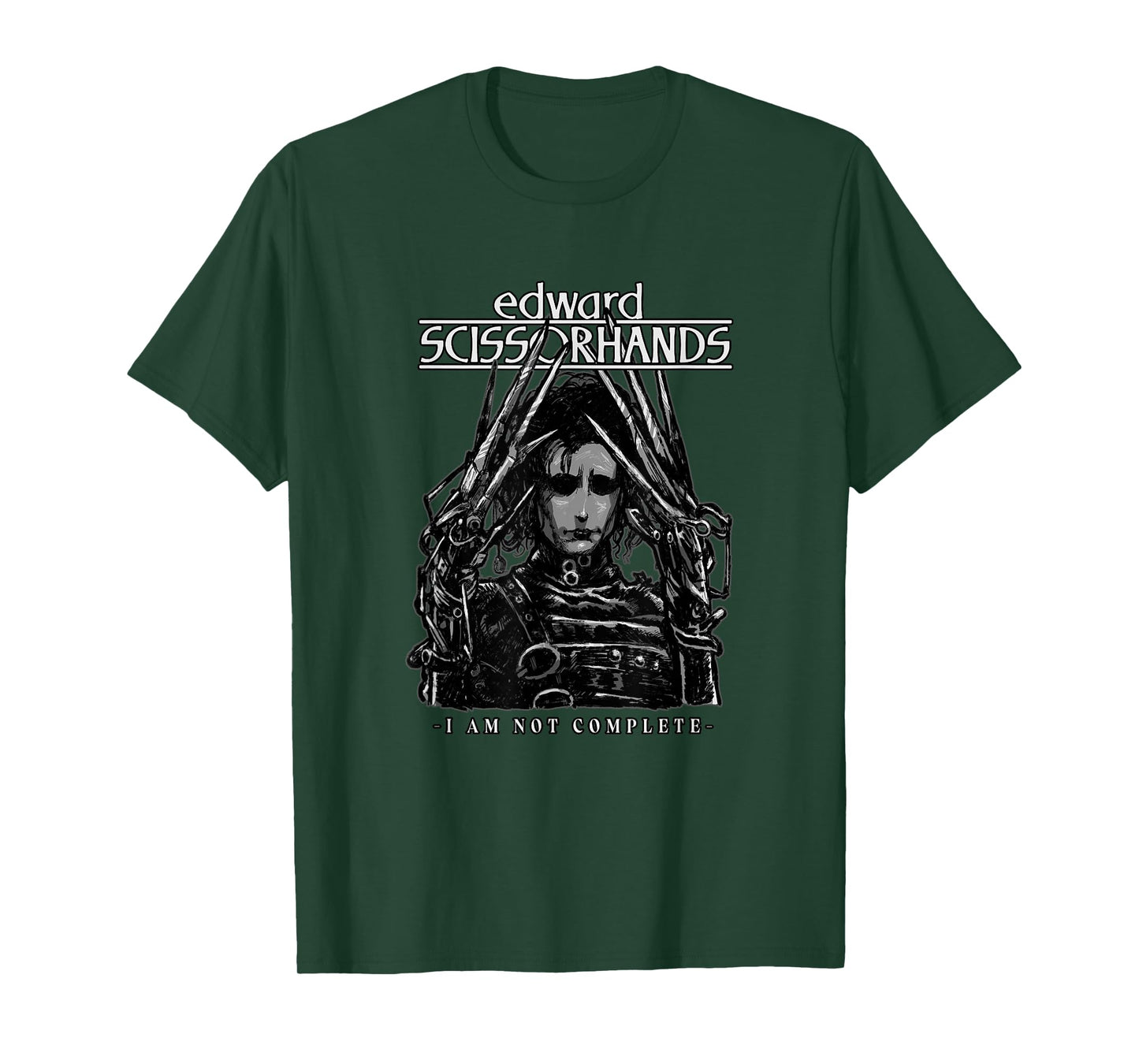 Edward Scissorhands I Am Not Complete Gothic T-Shirt