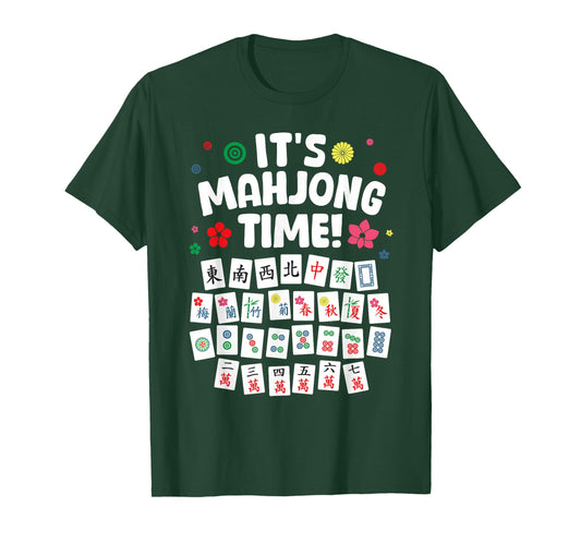 Funny Mahjong Design For Men Women Mah Jongg Mahjong Player T-Shirt