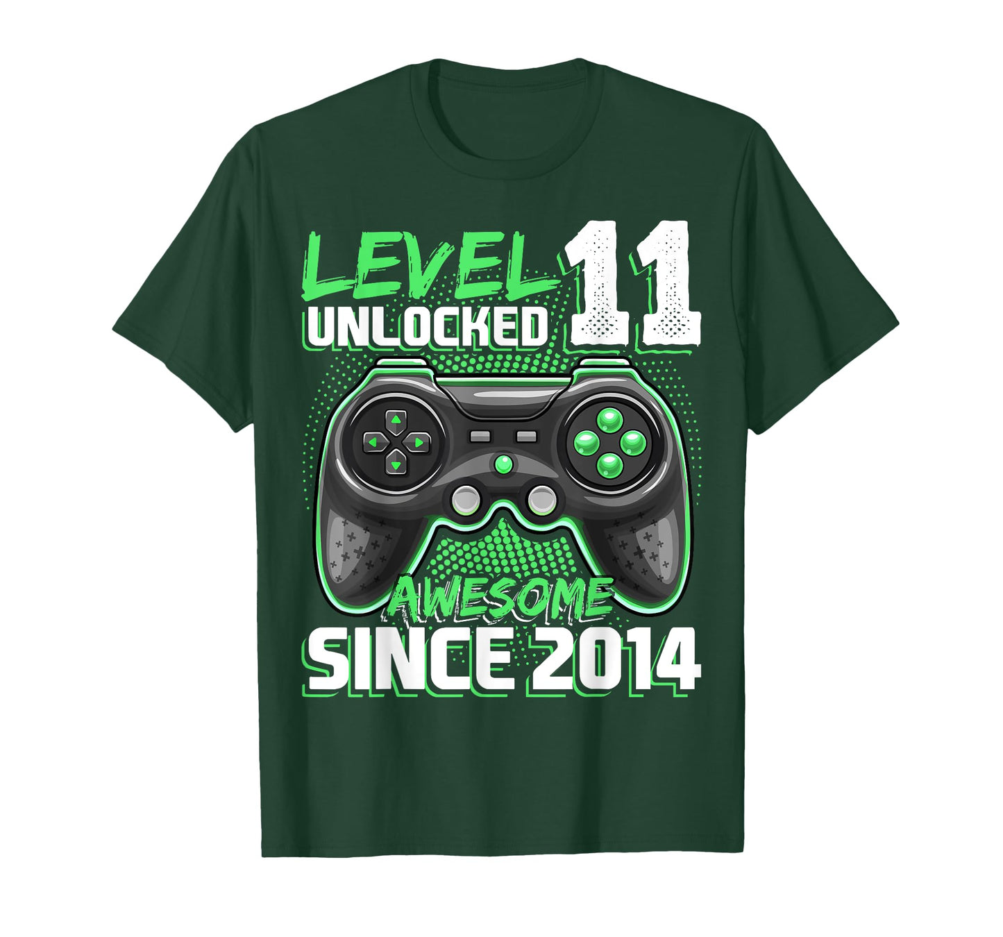 11th Birthday Boy Level 11 Gamer 11 Year Video Game Party T-Shirt