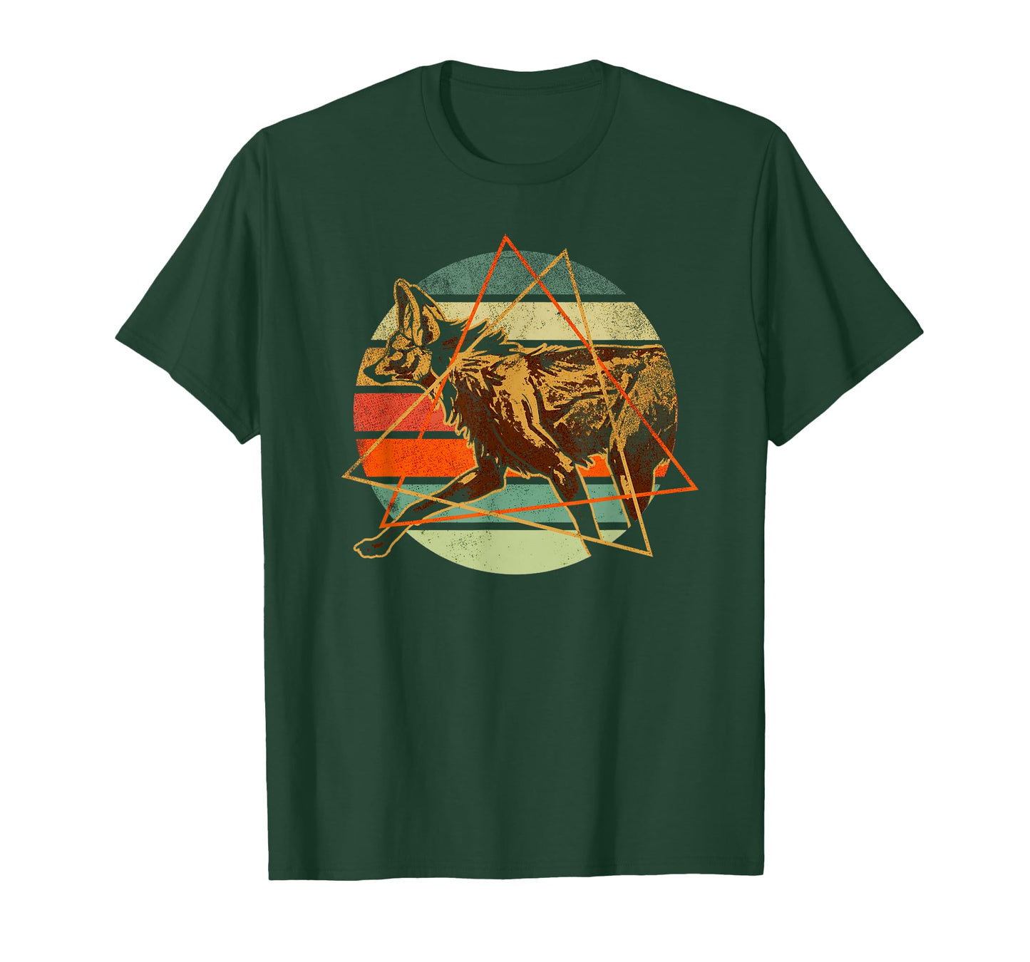 Maned Wolf South America Animal Colorful T-Shirt