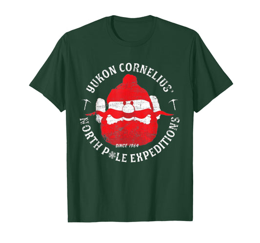 Christmas Explorer Vintage Throwback Cartoon T-Shirt