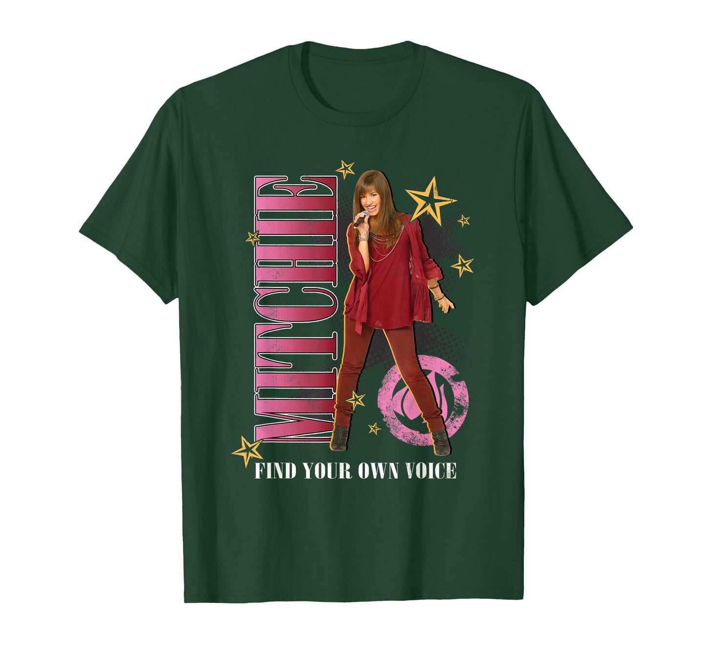 Disney Camp Rock Mitchie Find Your Own Voice Poster T-Shirt