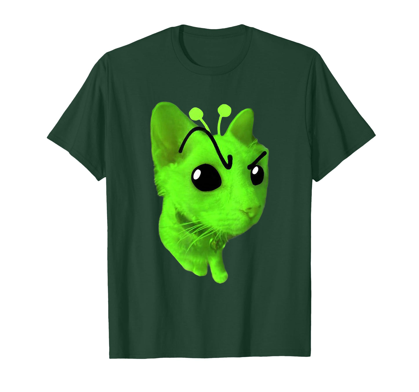 Gnarp Cat Silly Alien Cat Meme Brainrot Funny Meme Gen Z T-Shirt