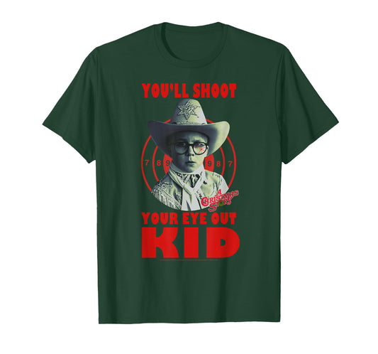 A Christmas Story Ralphie You'll Shoot Your Eye Out Kid T-Shirt