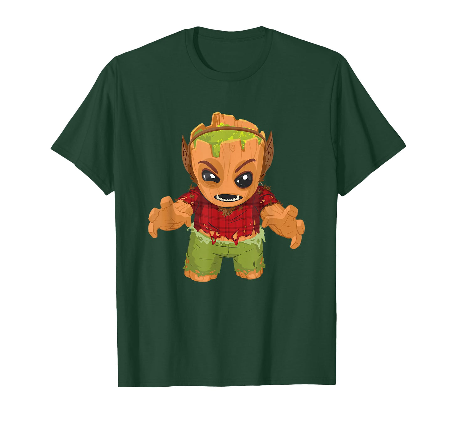 Marvel Classic Halloween Baby Groot Cute Werewolf Costume T-Shirt