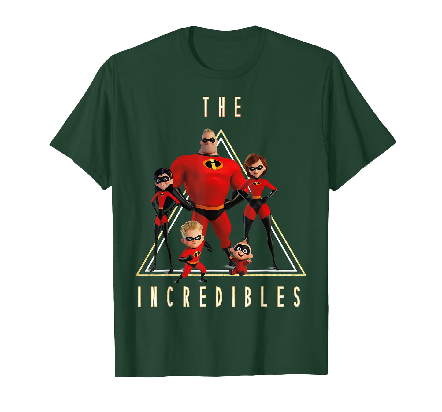 Disney Pixar Incredibles Classic Family Shot Graphic T-Shirt T-Shirt