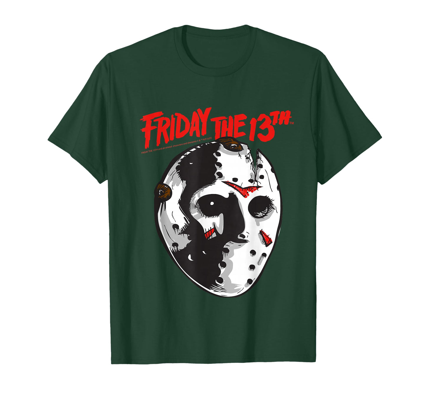 Friday The 13th Halloween Design Mask Art T-Shirt