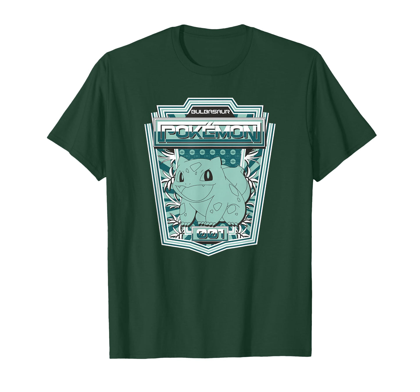 Pokémon Bulbasaur 001 Color Pop Badge T-Shirt