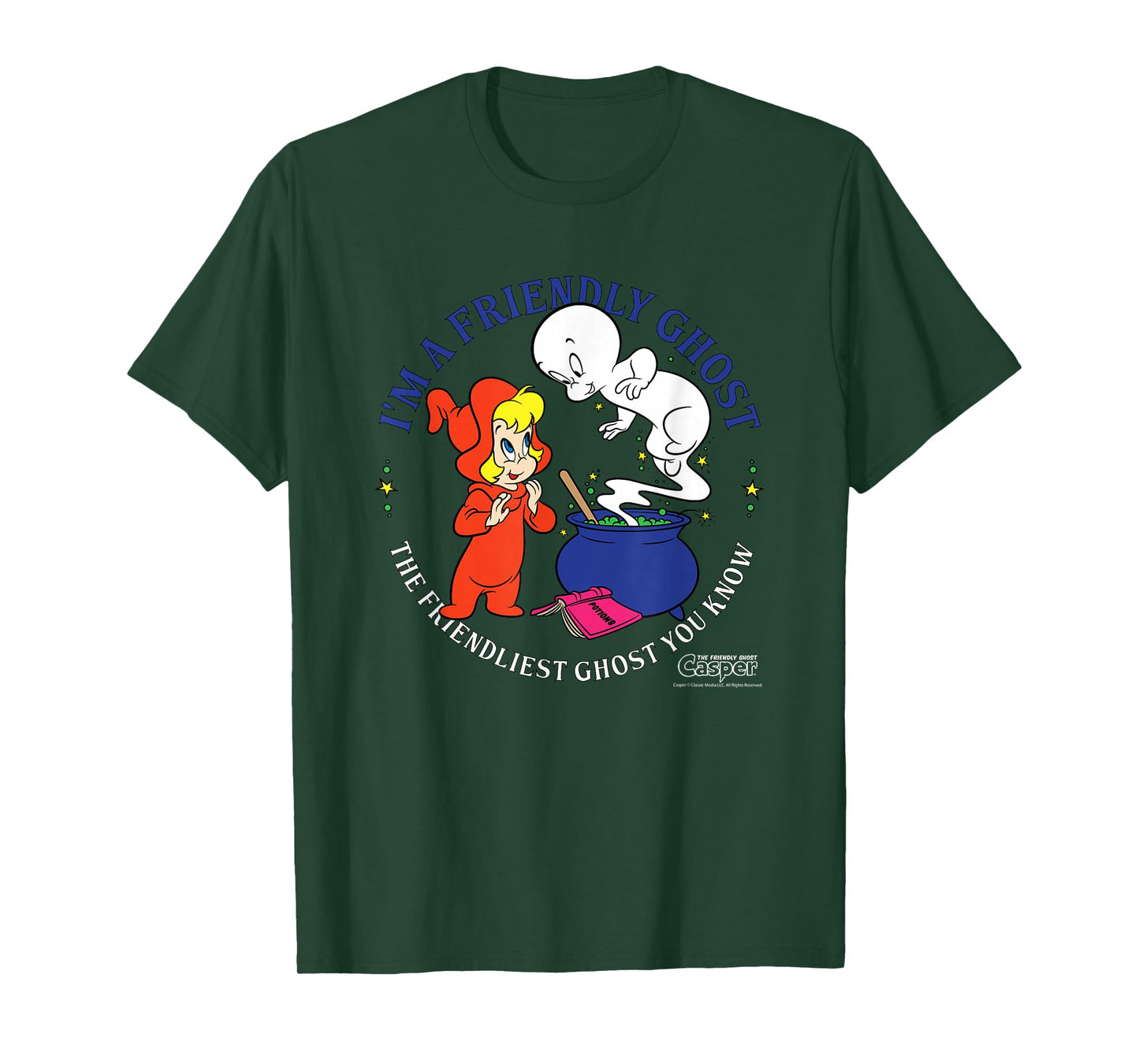 Casper the Friendly Ghost Halloween Friendliest T-Shirt