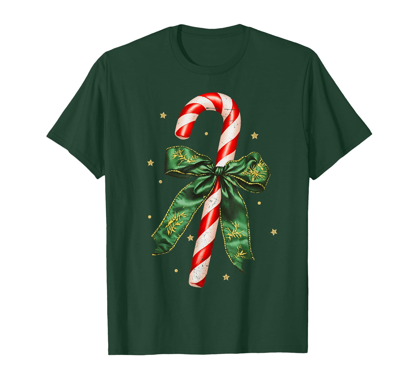 Candy Cane for Youth Women Kids Men Girls Teacher Christmas T-Shirt