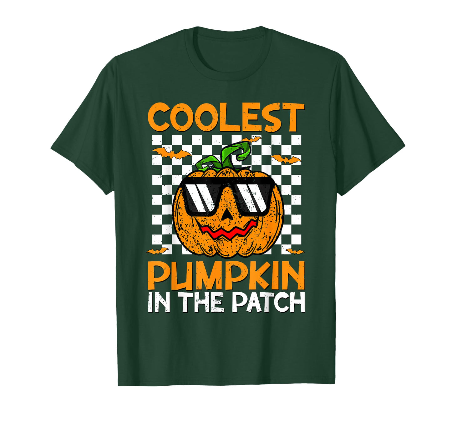 Coolest Pumpkin In The Patch Outfit Halloween Kids T-Shirt