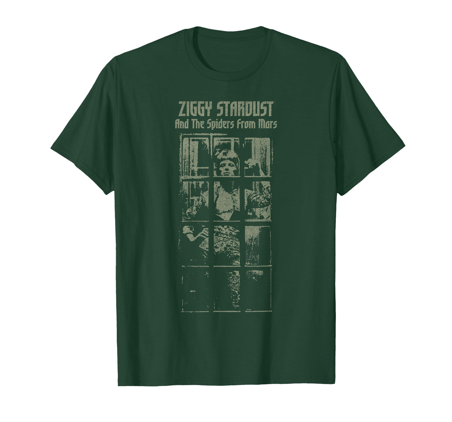 David Bowie - And The Spiders From Mars Faded T-Shirt