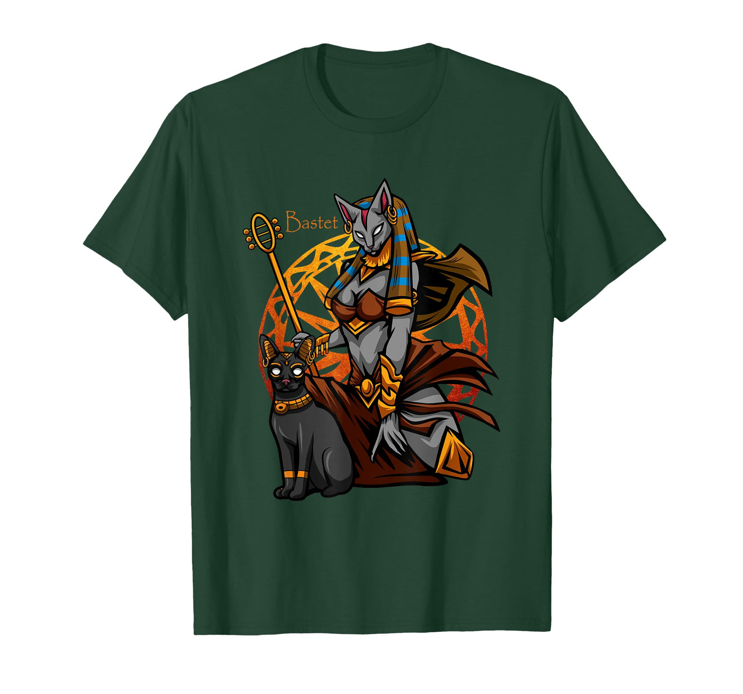 Bastet Egypt Cat Goddess - Ancient Egyptian Mythology Gods T-Shirt