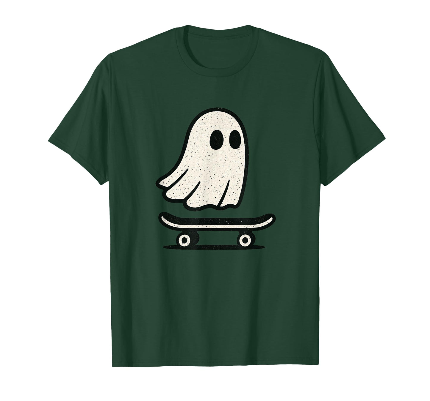 Ghost On Skateboard Funny Halloween Costume Men Women T-Shirt