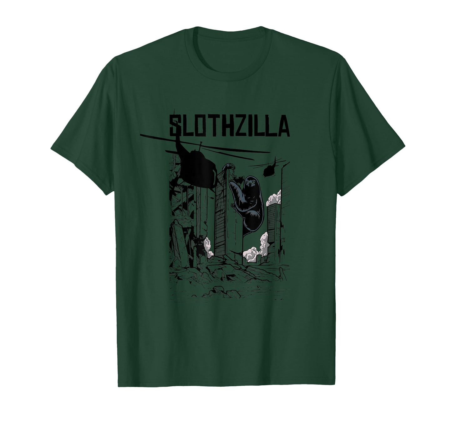 Slothzilla Apocalyptic Parody Sloth Gift for Men Women Kids T-Shirt