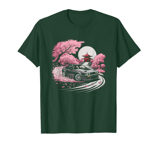 Japanese Car Tshirt Men JDM Japan Street Racing Streetwear T-Shirt