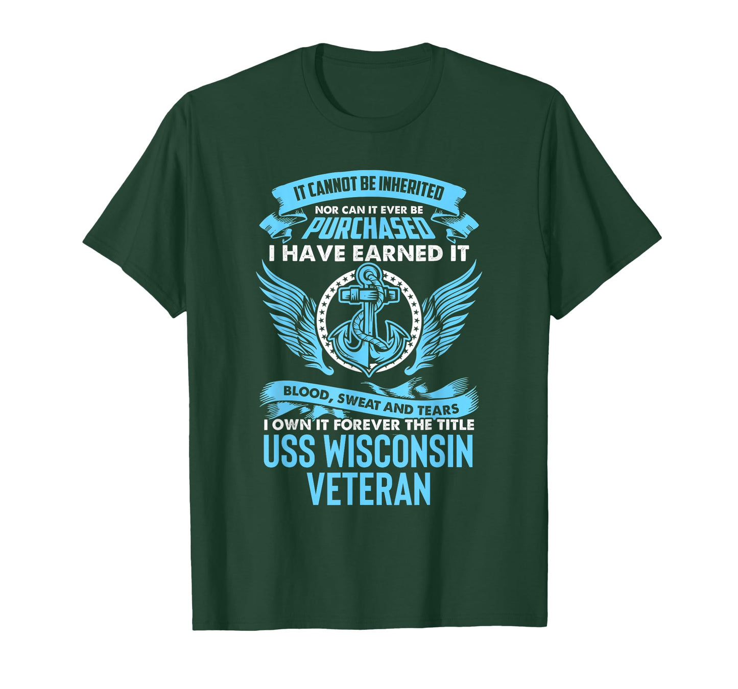 USS Wisconsin BB-64 Battleship T-Shirt
