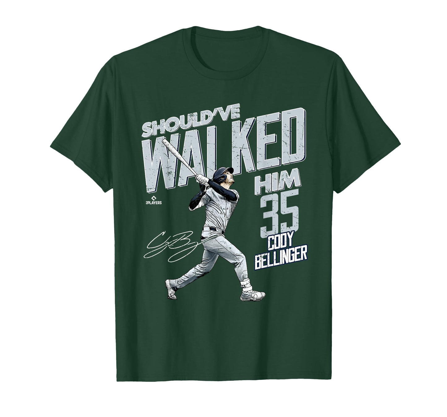 Should've Walked Him Cody Bellinger New York Baseball MLBPA T-Shirt