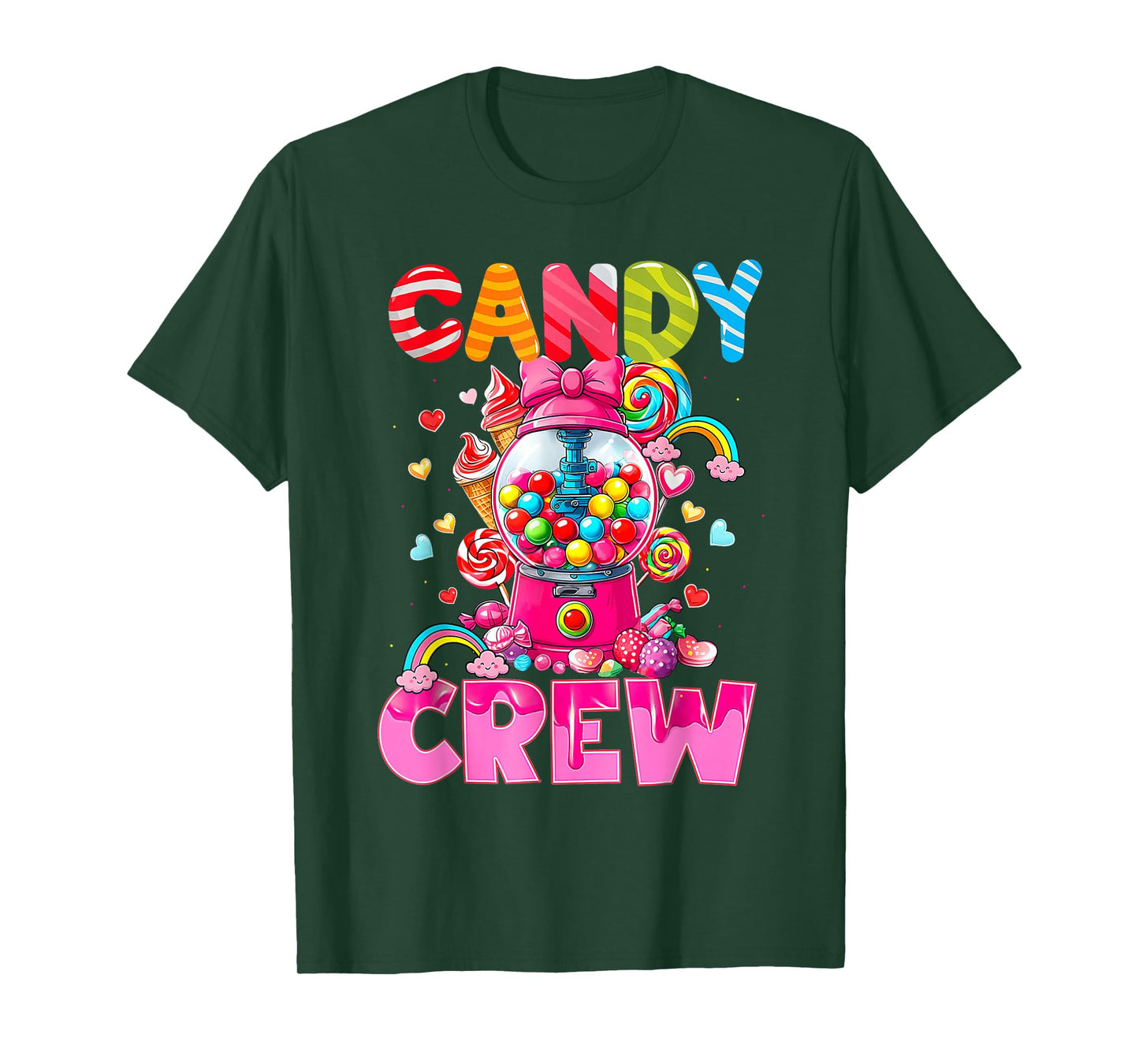 Candy Crew Candy Costume Women Candy Land Kids Sweetie T-Shirt