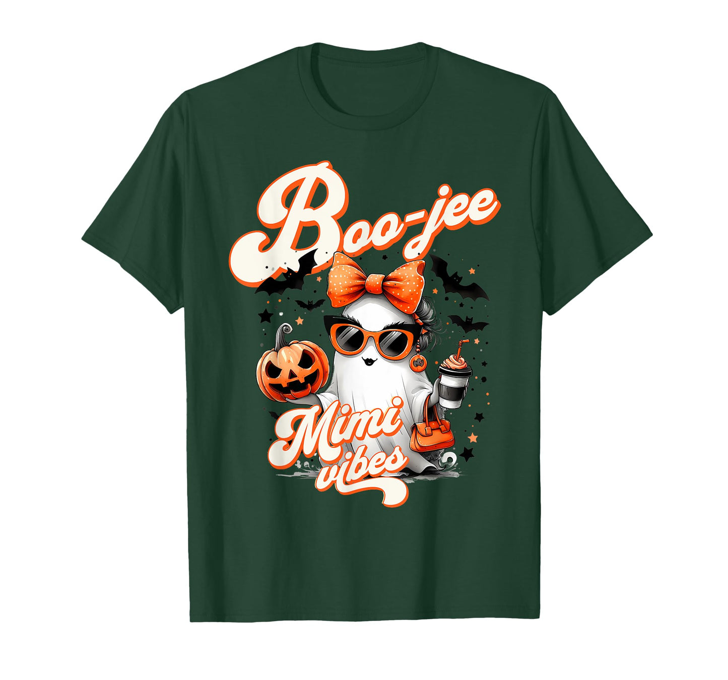 Cute Halloween Costume Boo jee Mimi Halloween Adult Women T-Shirt