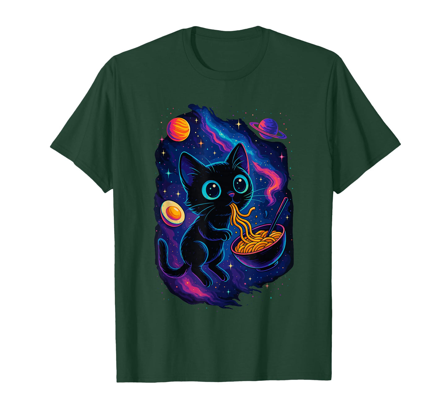 Cat Ramen Shirt, Vintage Japanese Ramen Lovers T-Shirt