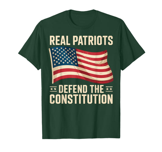 Real Patriots Defend The Constitution T-Shirt