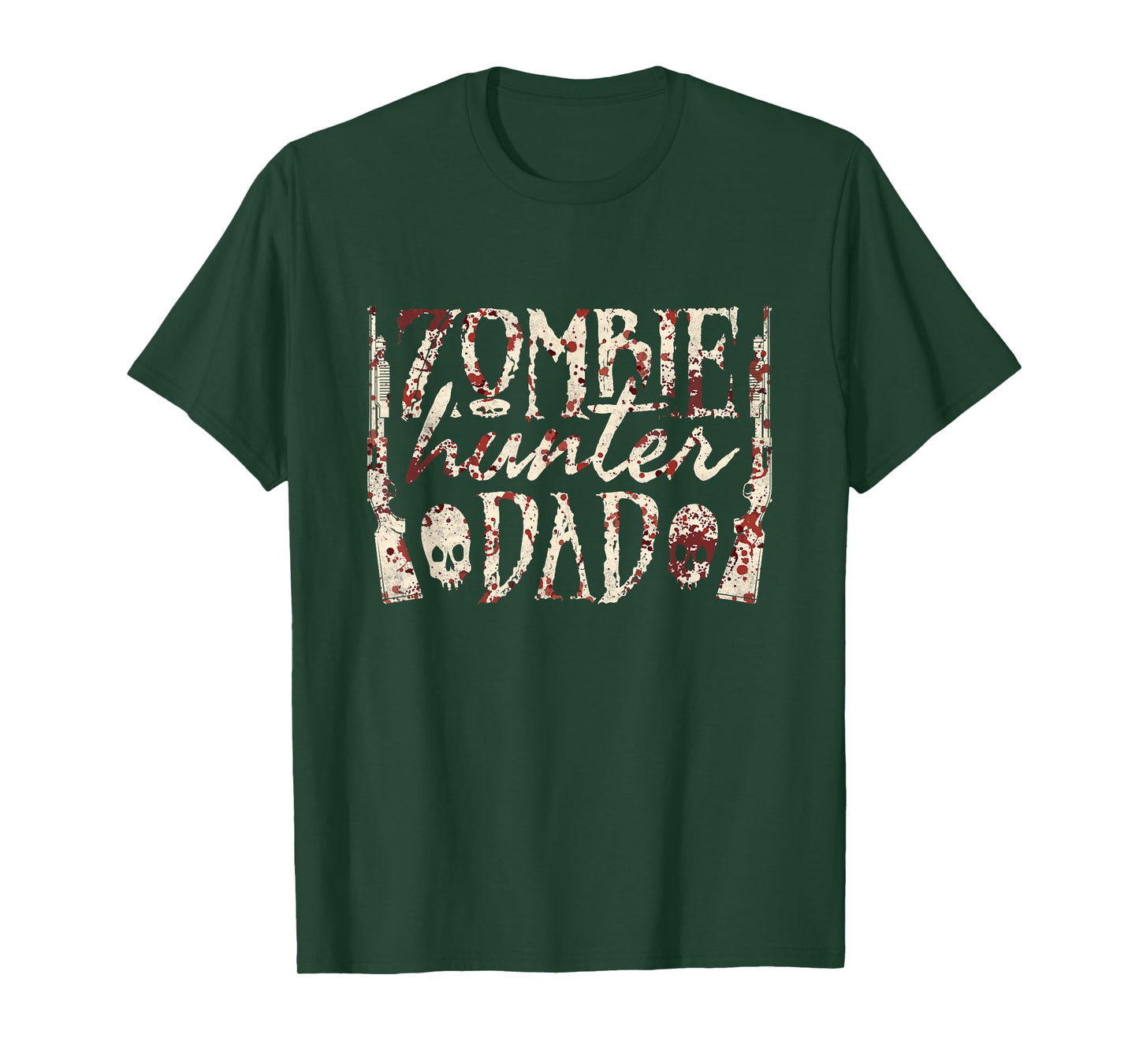 Zombie Hunter Dad, Father's Day Halloween T-Shirt