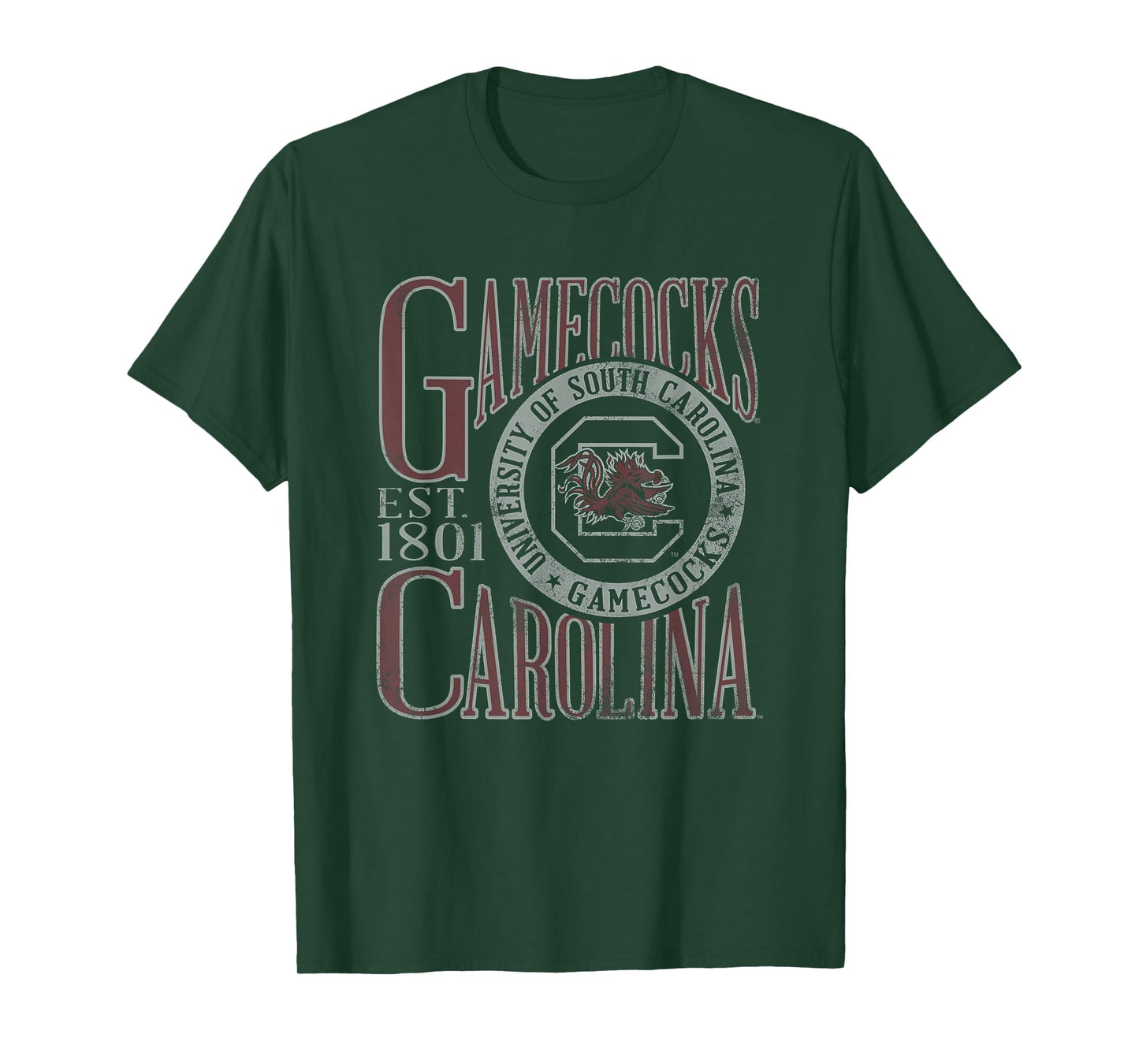 South Carolina Gamecocks Vintage Dibs Black T-Shirt