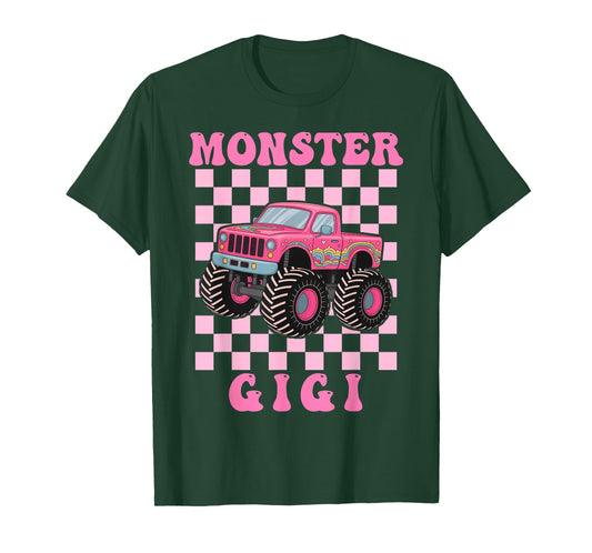 Monster Truck Gigi Family Matching Monster Truck Lovers T-Shirt