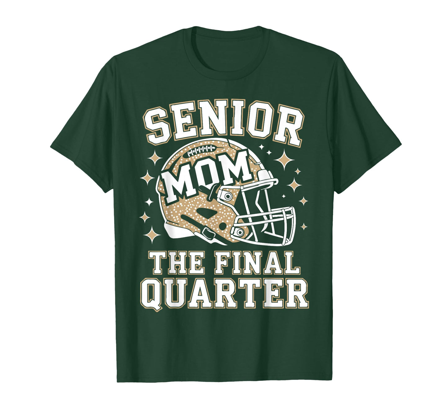 Senior Football Mom 2026 The Final Quarter Class of 2026 T-Shirt