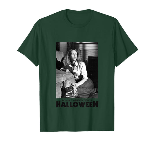 Halloween Laurie Strode Hiding From Michael T-Shirt