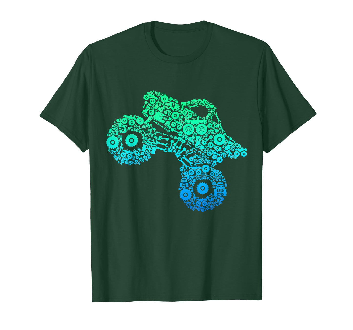 Monster Truck Kids Boys T-Shirt