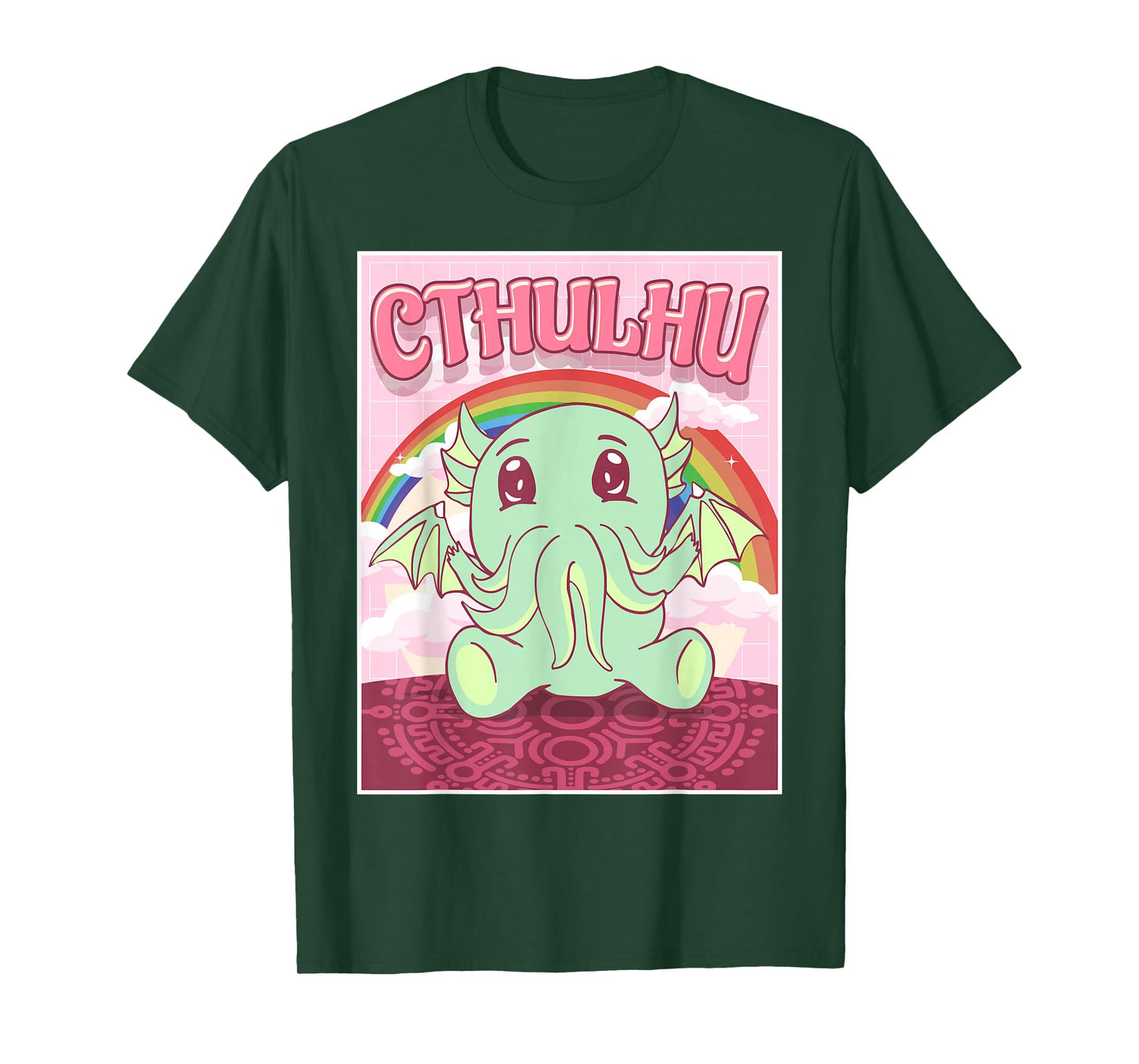 Kawaii Cthulhu Necronomicon Cute Cthulhu Monster T-Shirt