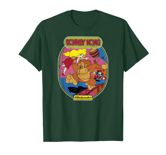 Nintendo Donkey Kong Mario Retro Art Graphic T-Shirt T-Shirt
