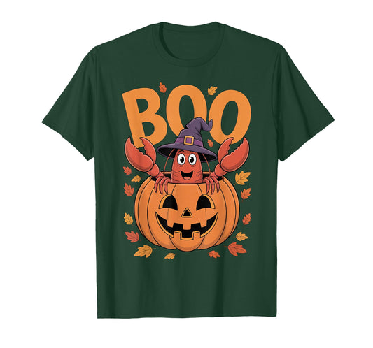 Lobster Costume on Pumpkin Halloween Lobster T-Shirt
