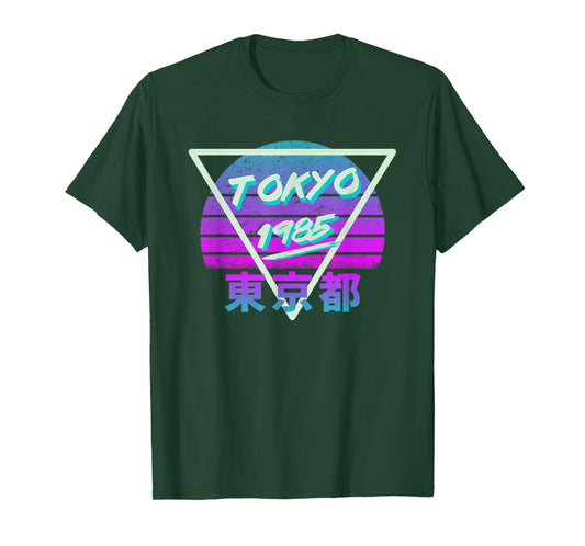 Neo Tokyo 1985 Cyberpunk Vaporwave T-Shirt