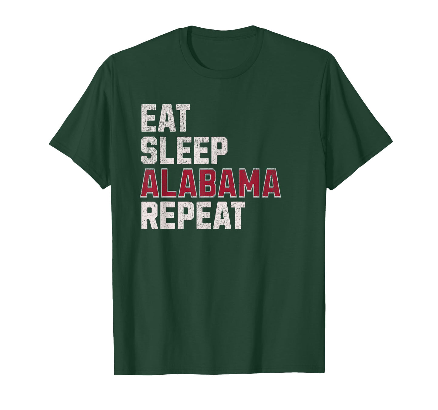 Funny Eat, Sleep, Alabama, Repeat | Alabama Fan T-Shirt