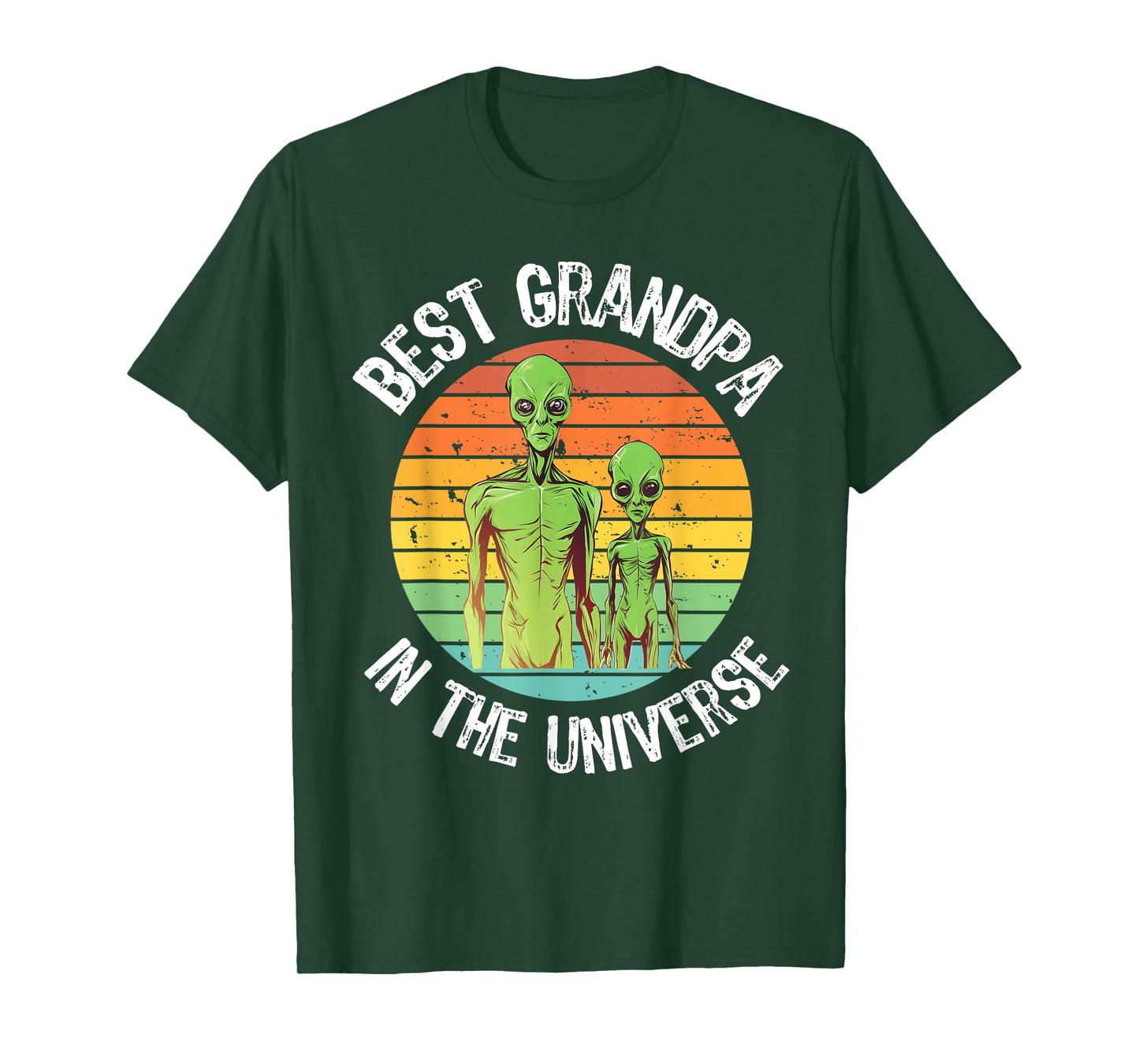 Best Grandpa Alien Grandson and Grandpa UFO Conspiracy T-Shirt