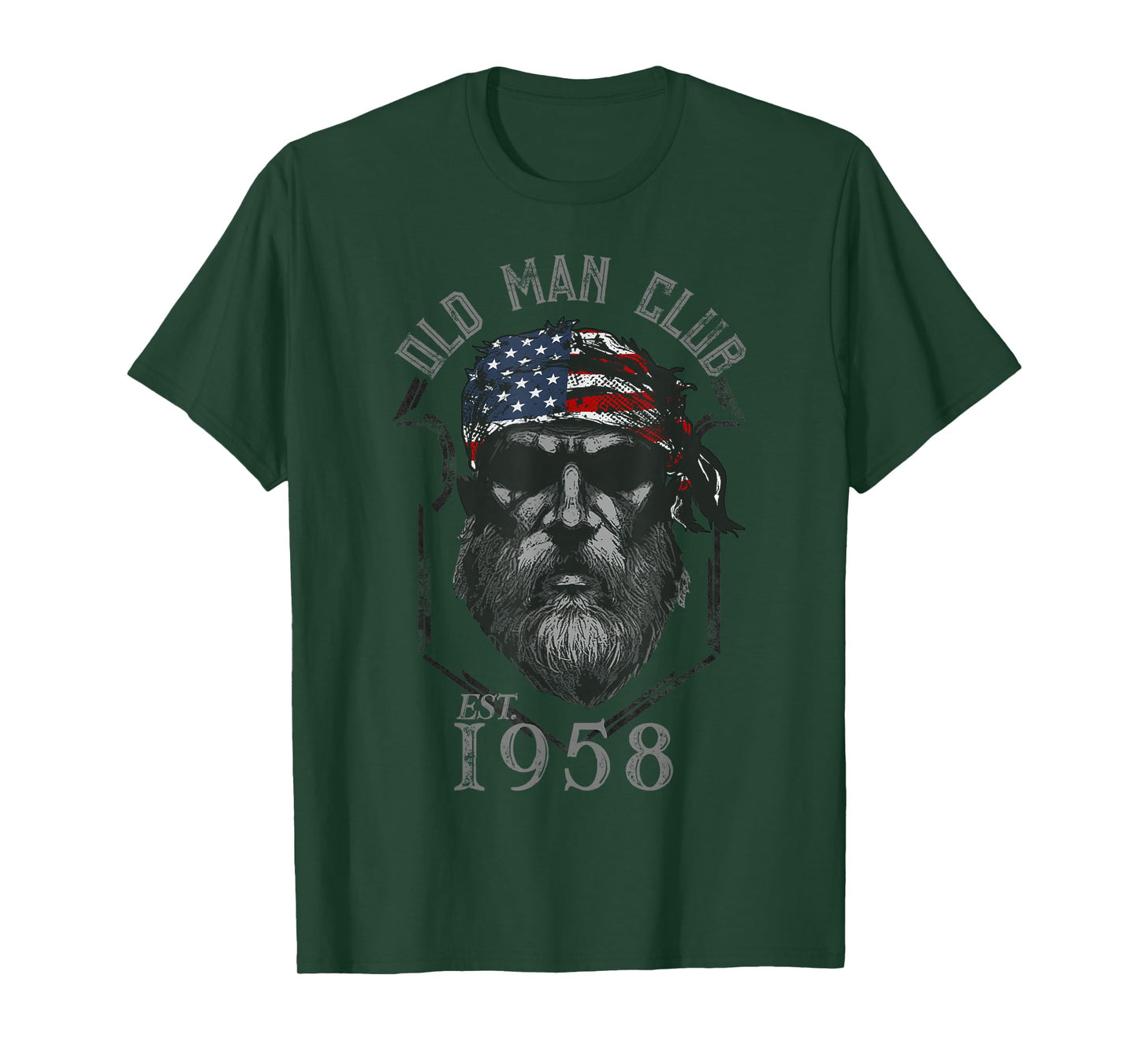 Old Man Club: Established 1958 T-Shirt T-Shirt