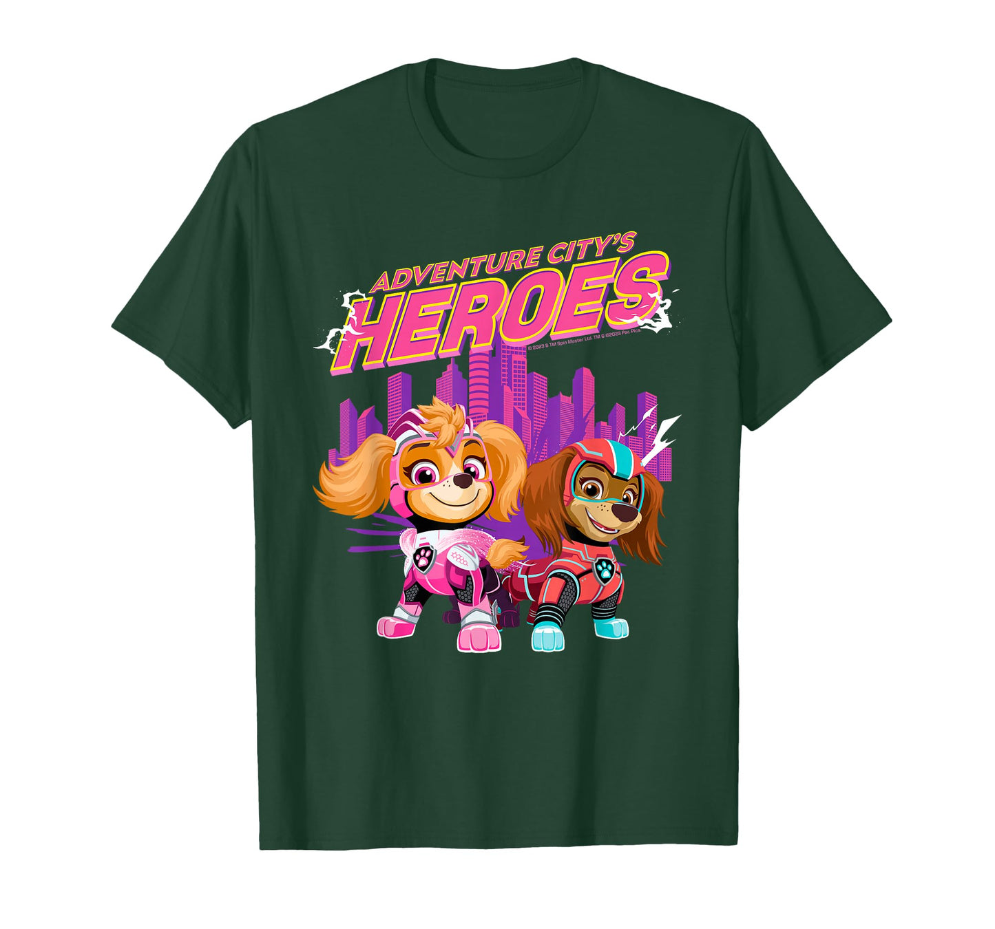 PAW Patrol: The Mighty Movie Adventure City's Heroes T-Shirt