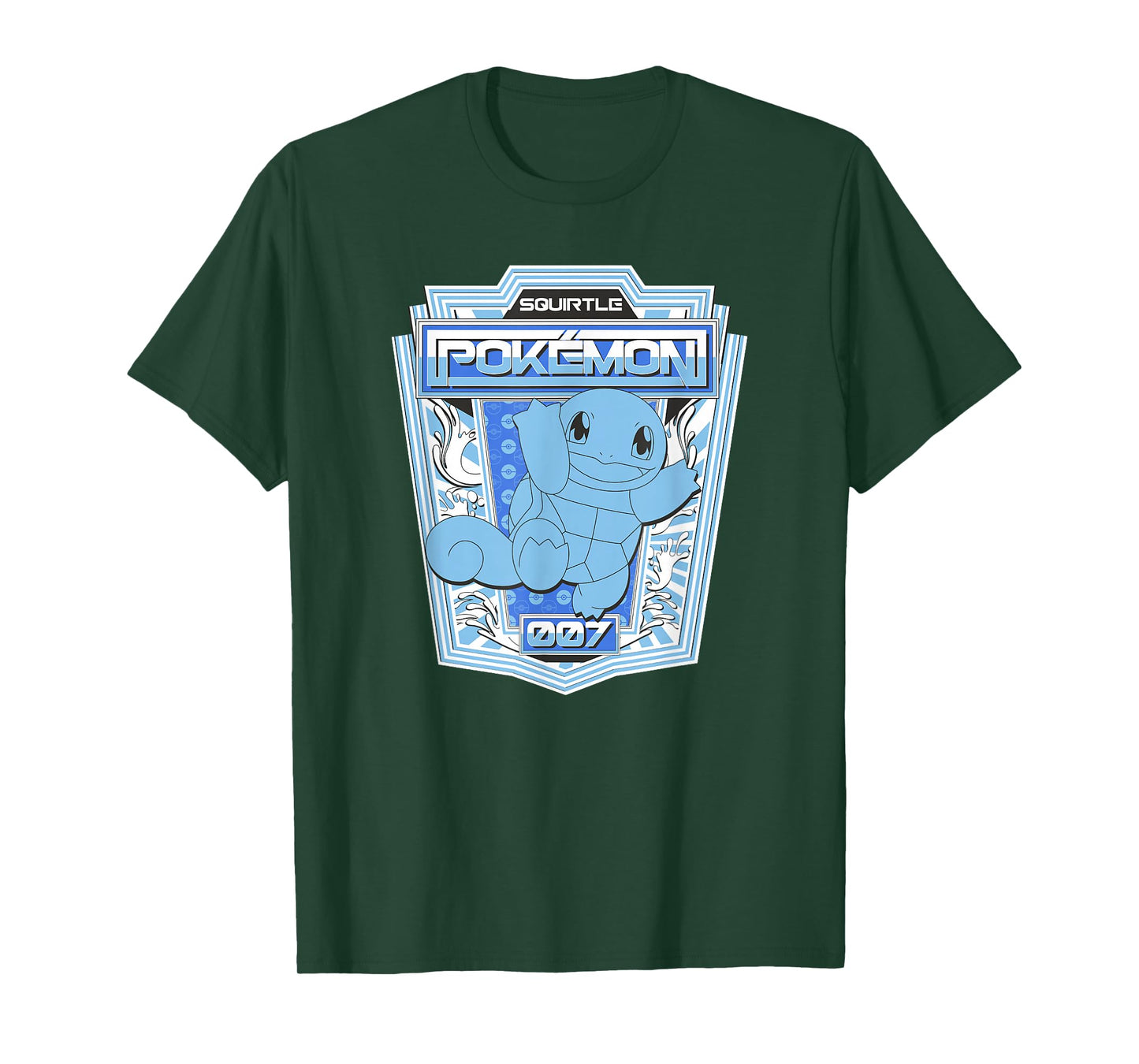 Pokémon Squirtle 007 Color Pop Badge T-Shirt