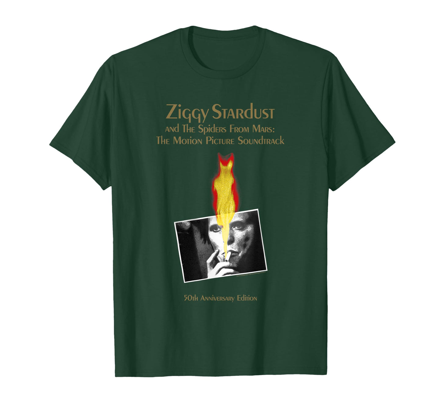 David Bowie Ziggy Stardust Motion Picture 50th Anniversary T-Shirt
