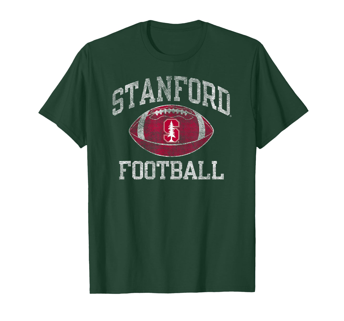 Stanford Cardinal Football Intensity Vintage Black T-Shirt