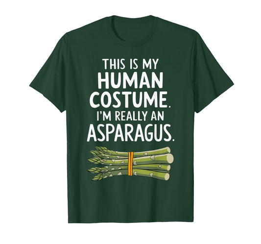 This Is My Human Costume Asparagus Humor Asparagus Costume T-Shirt