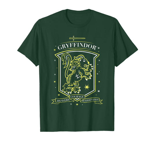 Harry Potter Hand Drawn Gryffindor Shield T-Shirt