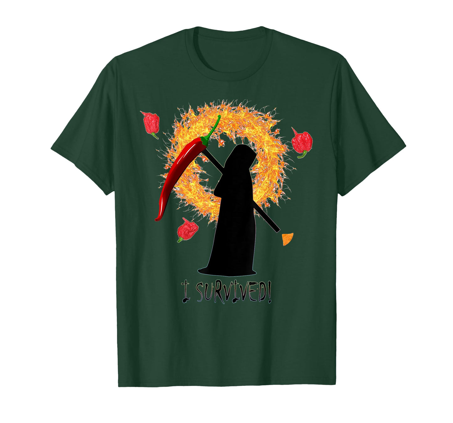 Reaper Paqui Challenge I Survived Tee T-Shirt