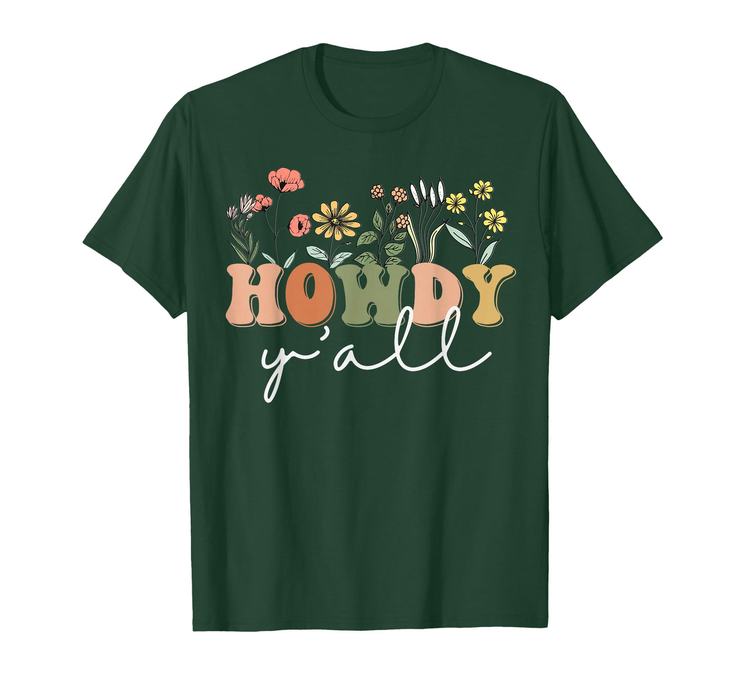 Howdy Y'all Southern Western Girl Country Rodeo Cowgirl T-Shirt