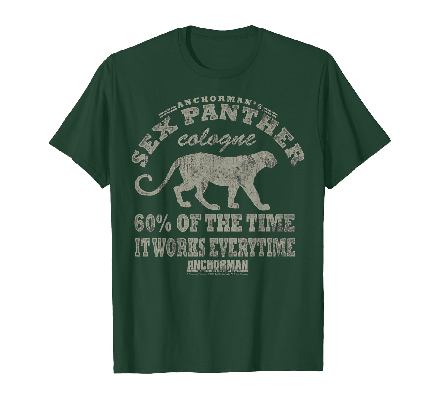 Anchorman Sex Panther Cologne Logo T-Shirt
