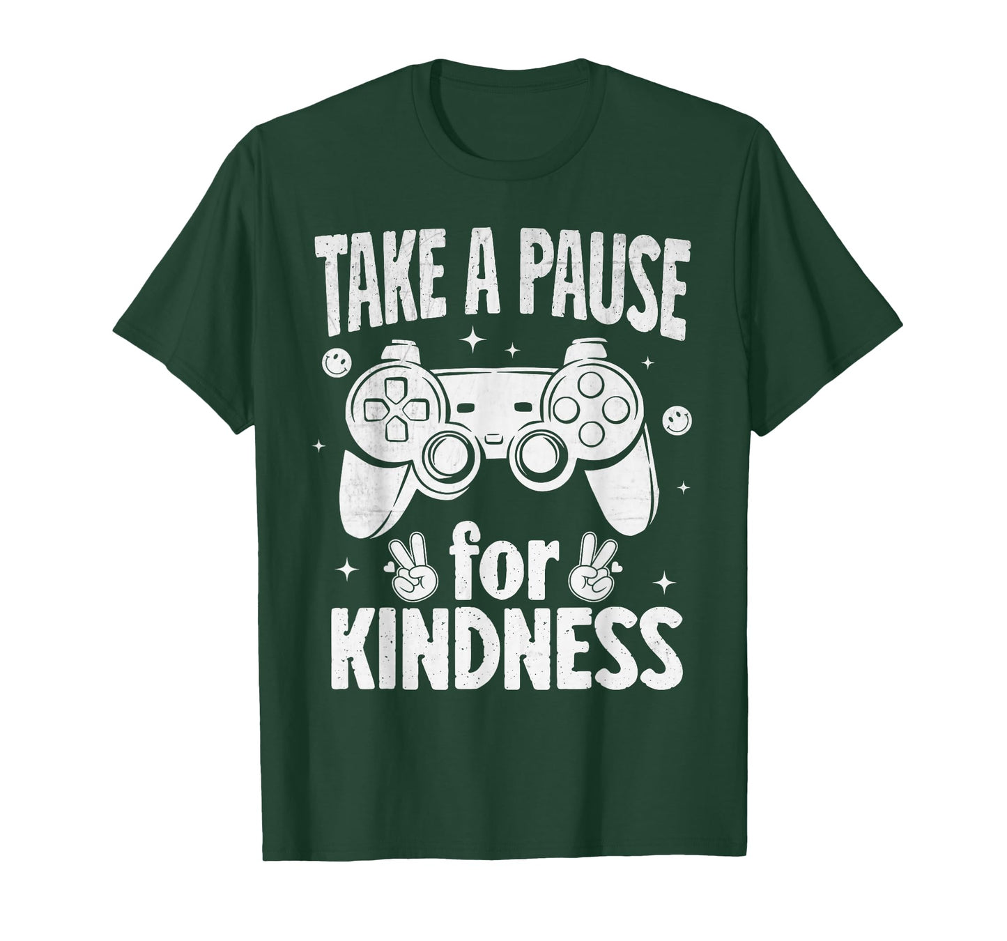 Unity Day Pause For Kindness Boys Gaming Be Kind Kids Gamer T-Shirt